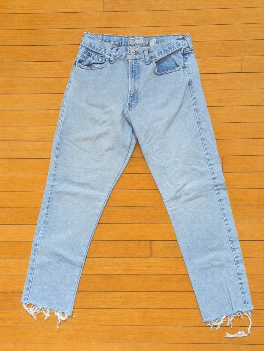 Abercrombie & Fitch Jeans Women’s 10 Vintage 90s USA  Made Straight Grunge Faded